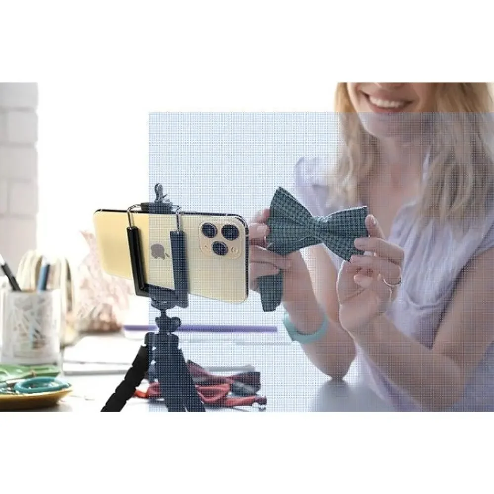 12 Qty - Universal Smartphone Tripod Stand Holder Clip Mount Adapters Support